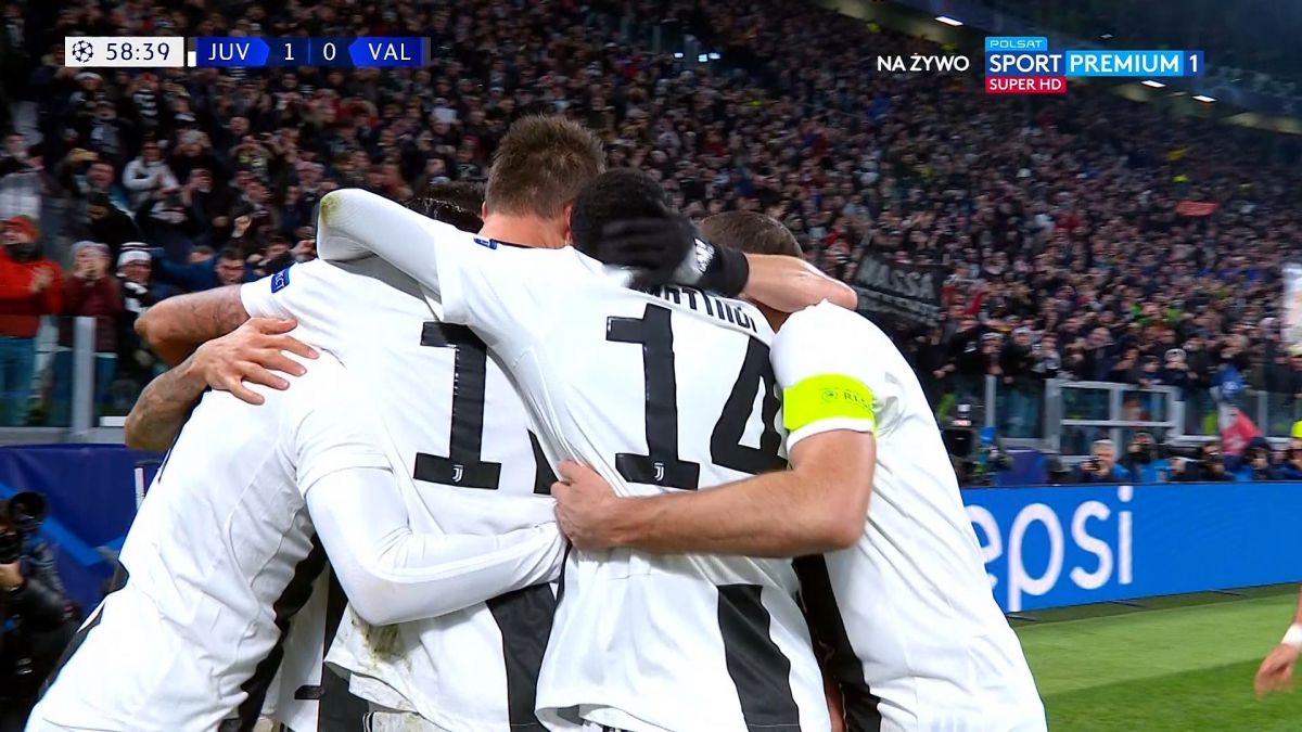 پاس گل رونالدو/ گل اول یوونتوس به والنسیا (مانژوکیچ)