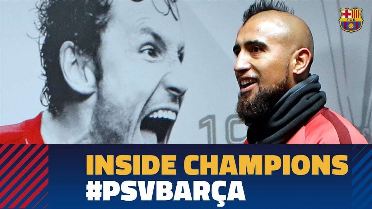 حواشی بازی آیندهوون 1-2 بارسلونا از نگاه دوربین بارسایی‌ها