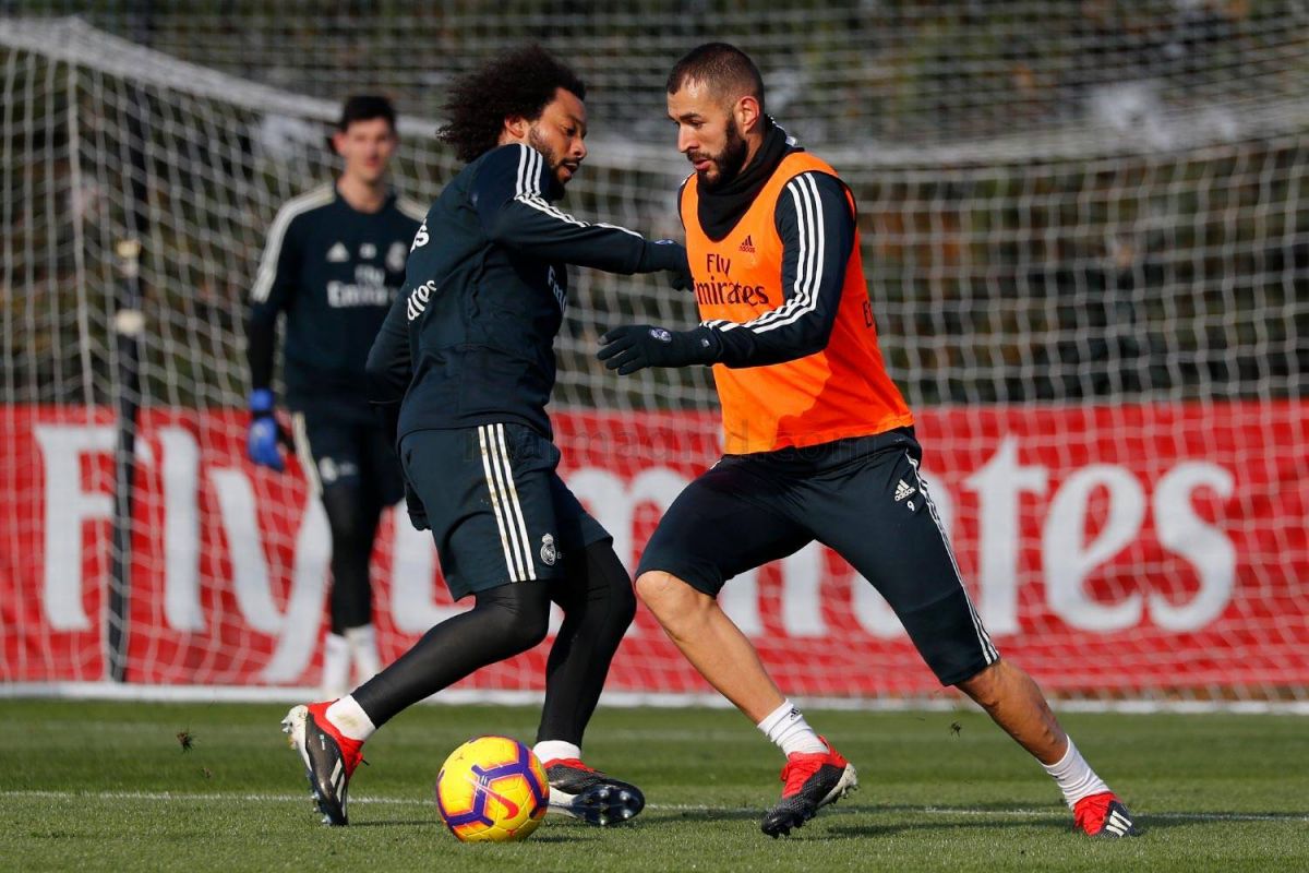 تمرین رئال مادرید برای بازی مقابل والنسیا (9 آذر)