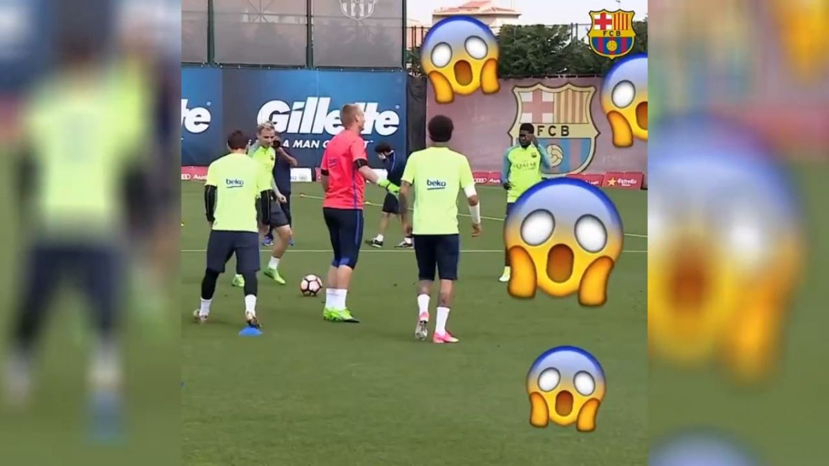 پایان دادن به فوتبال سیلسن توسط مسی در تمرین