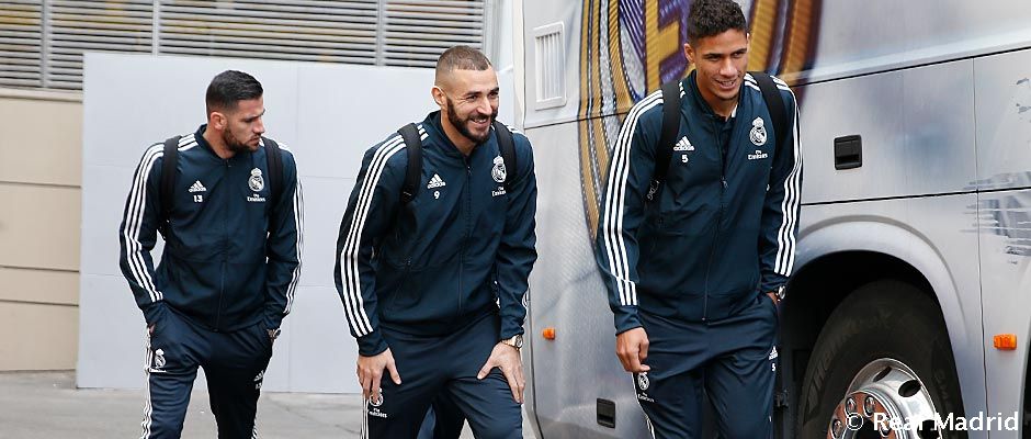 اردوی رئال مادرید پیش از بازی مقابل والنسیا