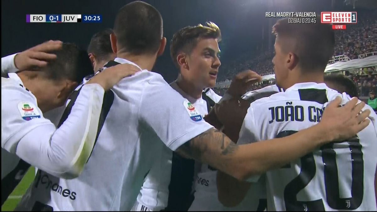 گل اول یوونتوس به فیورنتینا