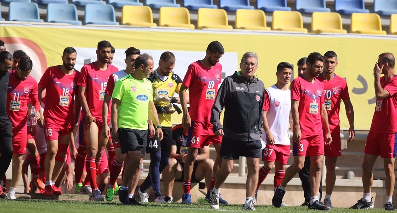اردوی پرسپولیسیها در اوین