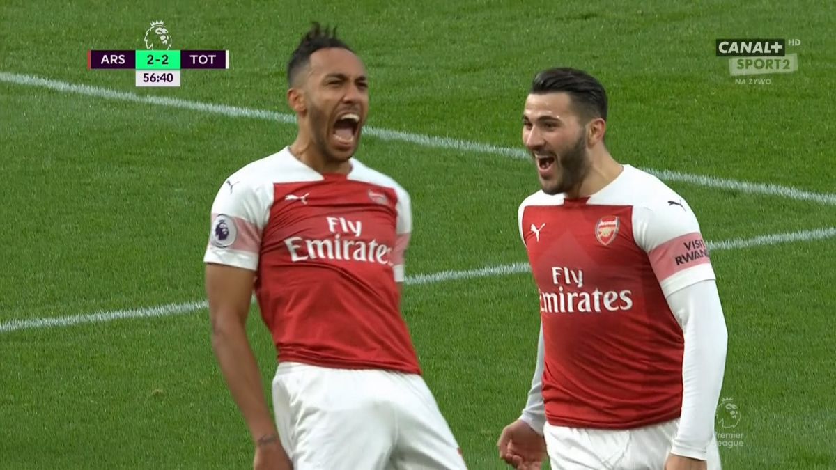 گل دوم آرسنال به تاتنهام (گل زیبای اوبامیانگ)