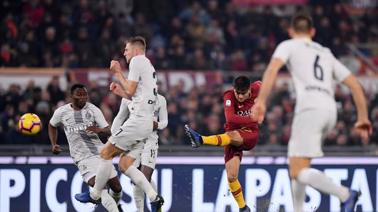 خلاصه بازی آ اس رم 2-2 اینتر