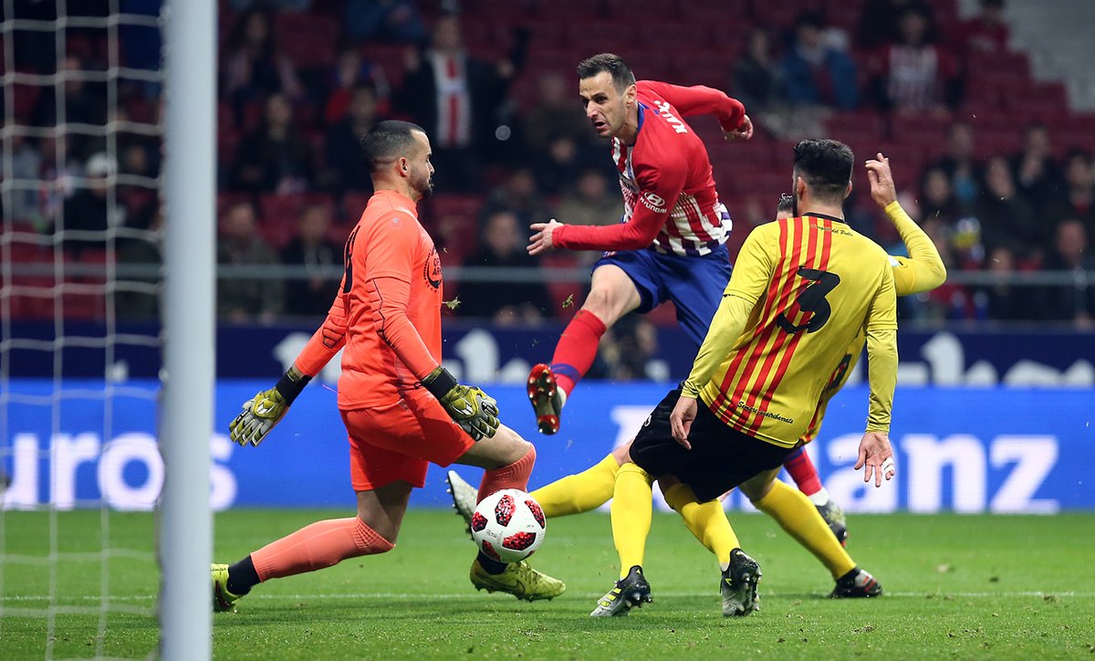 خلاصه بازی اتلتیکو مادرید 4-0 سنت اندرو (جام حذفی)