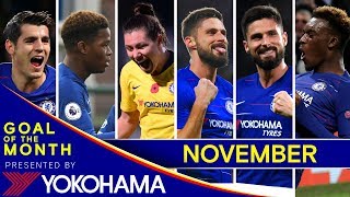 گل های برتر چلسی در ماه نوامبر 2018