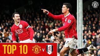 10 گل برتر منچستریونایتد مقابل فولام