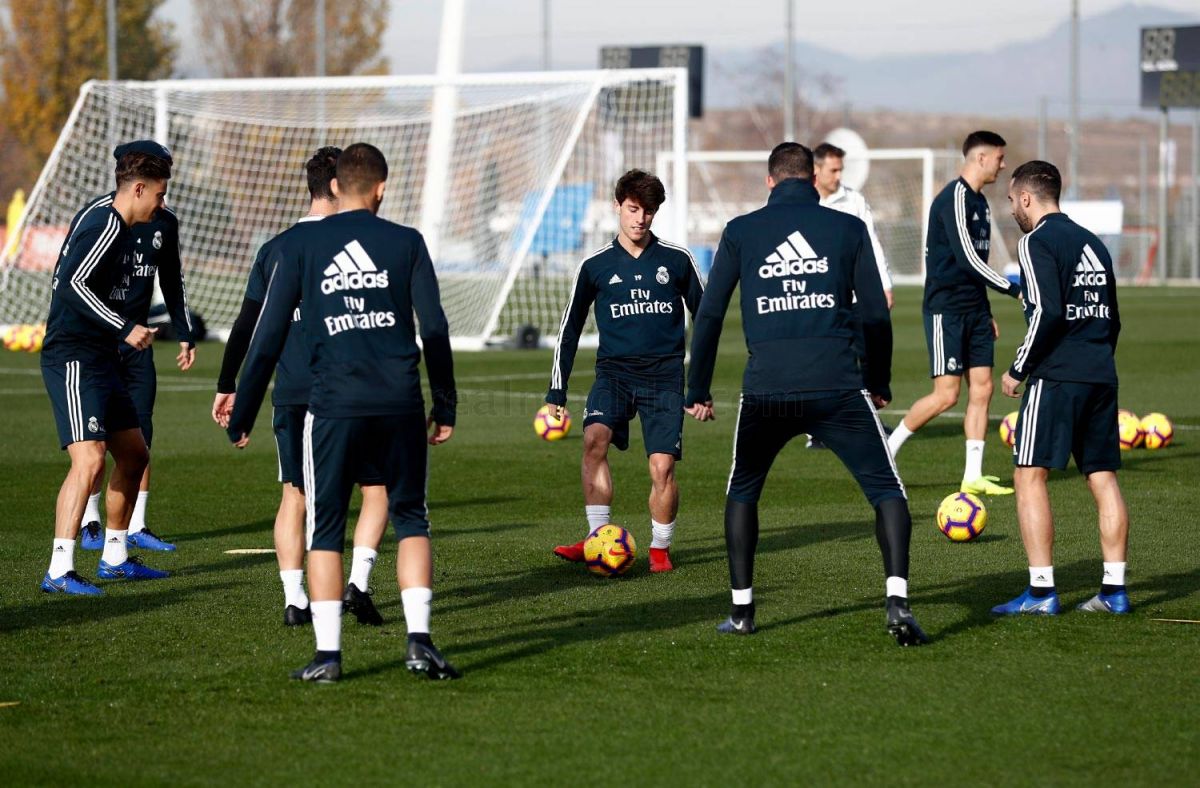 تمرین رئال مادرید (17 آذر)