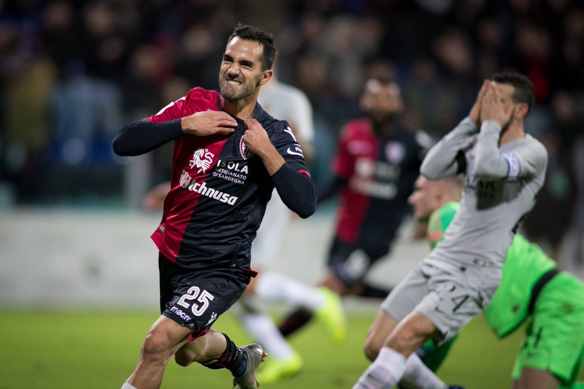 خلاصه بازی کالیاری 2-2 آ اس رم (کامبک کالیاری 9 نفره)