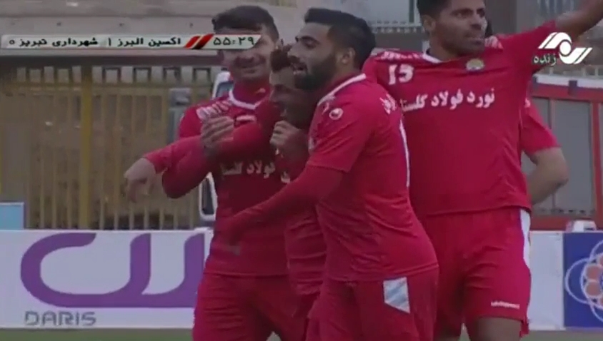 گلهای بازی اکسین البرز 2-1 شهرداری تبریز