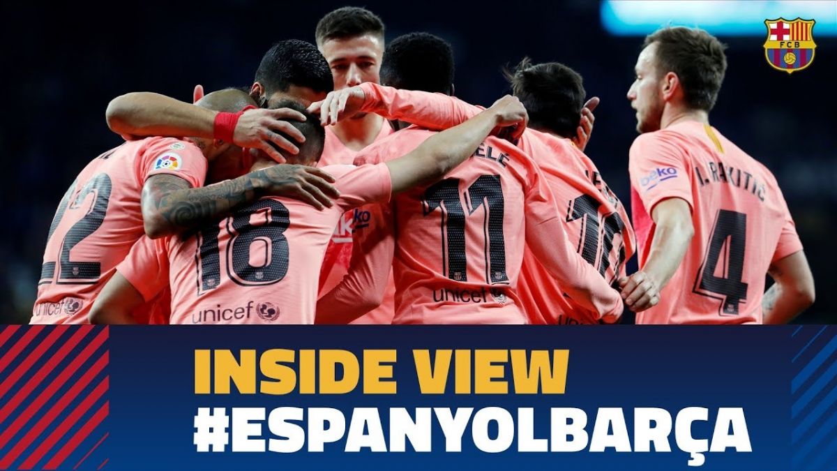 حواشی بازی اسپانیول 0-4 بارسلونا از نگاه دوربین بارسا