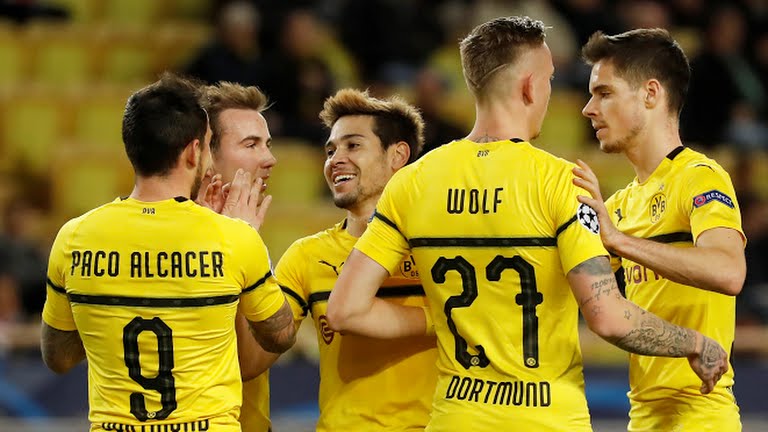 خلاصه بازی موناکو 0-2 دورتموند (صدرنشینی دورتموند)