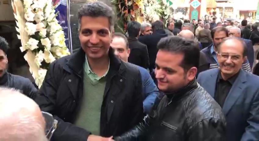 اختصاصی/ حضور عادل فردوسی پور در مراسم ختم ایرج دانایی فرد