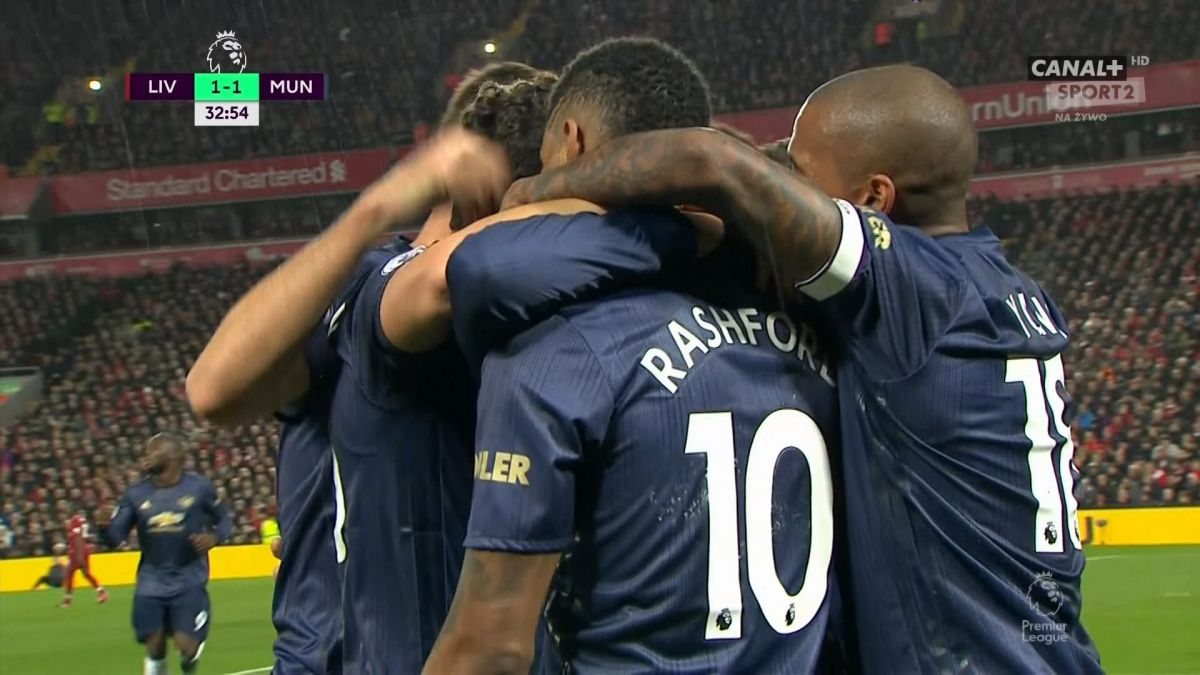 گل اول منچستر یونایتد به لیورپول (لینگارد با اشتباه آلیسون)