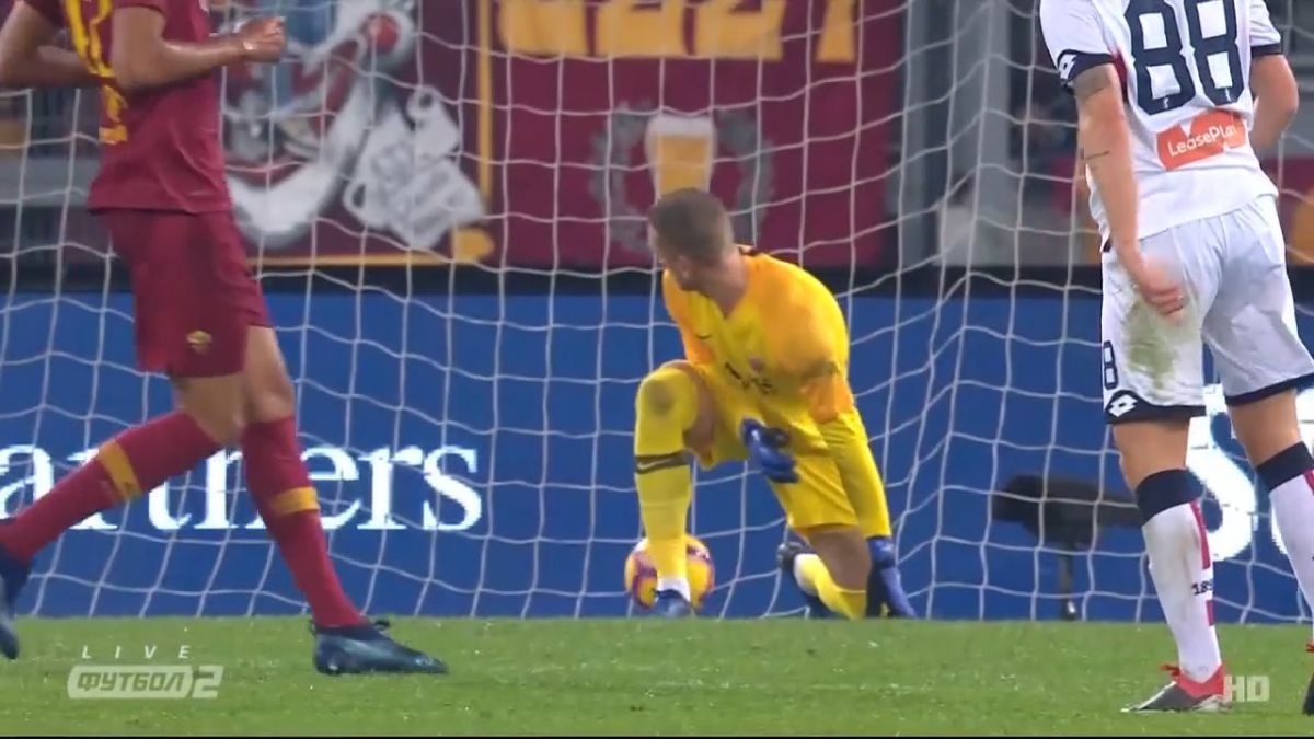 گل جنوا به رم با اشتباه عجیب و خنده دار دروازه‌بان