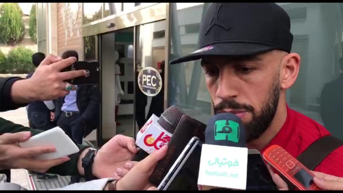 اختصاصی/ صحبت های اشکان دژاگه در ساختمان پک پیش از سفر به اردوی قطر