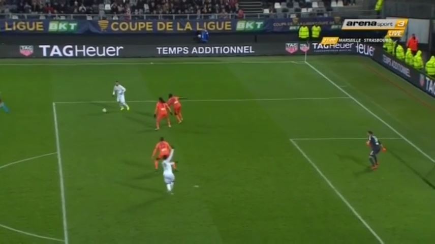 پاس گل سامان قدوس مقابل لیون