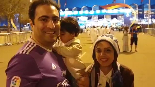 اختصاصی/ گفتگو با زوج ایرانی هوادار رئال و استقلال پس از پایان بازی کاشیما و رئال