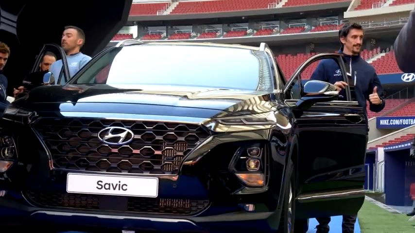 اهدای خودروی هیوندای به بازیکنان اتلتیکو مادرید