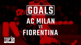 5 گل برتر میلان مقابل فیورنتینا در سن سیرو
