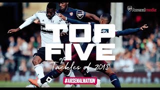 5 تکل برتر آرسنال در سال 2018