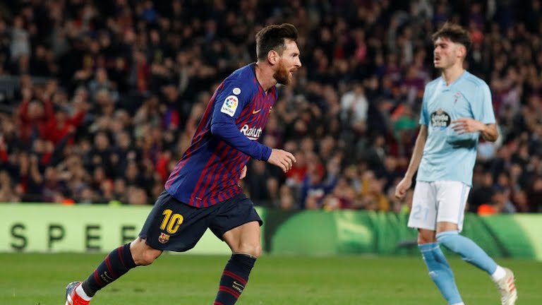 گلزنی لیونل مسی مقابل سلتاویگو