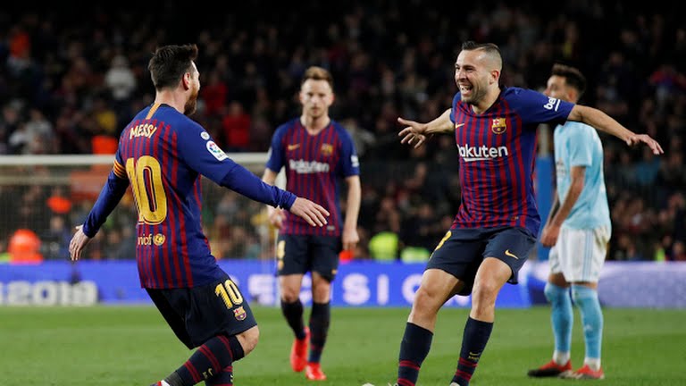 خلاصه بازی بارسلونا 2-0 سلتاویگو (گلزنی مسی)