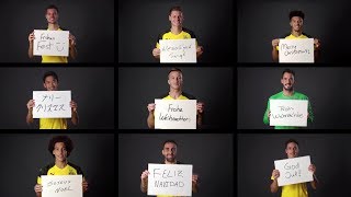 تبریک کریسمس توسط بازیکنان دورتموند