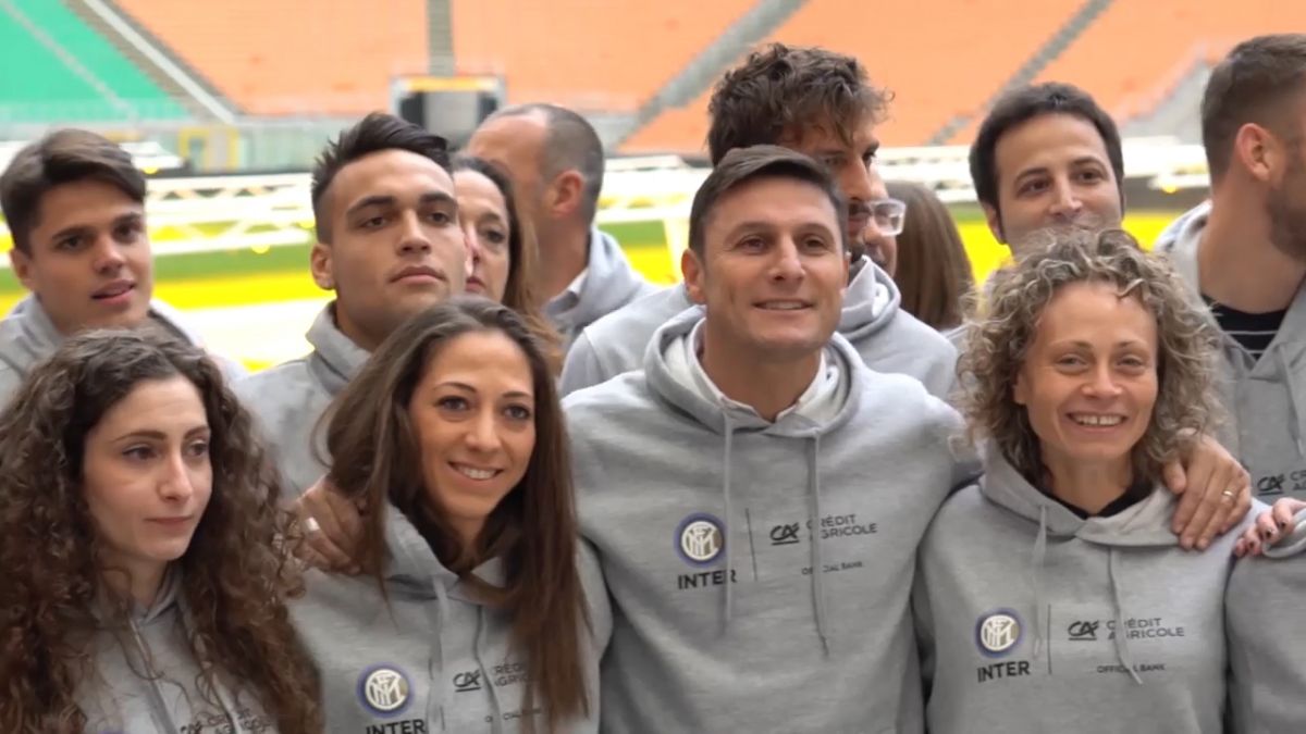 حضور بازیکنان اینتر در بیمارستان کودکان