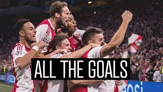 تمام گل های آژاکس در سال 2018