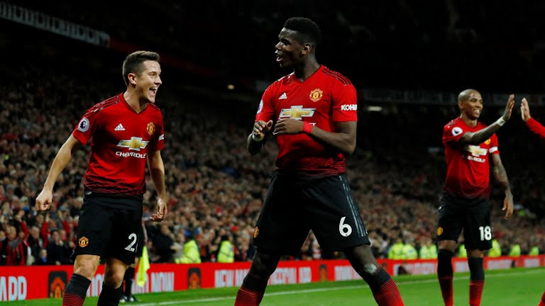 ادامه درخشش پوگبا پس از مورینیو / دبل پوگبا مقابل بورنموث در نیمه اول