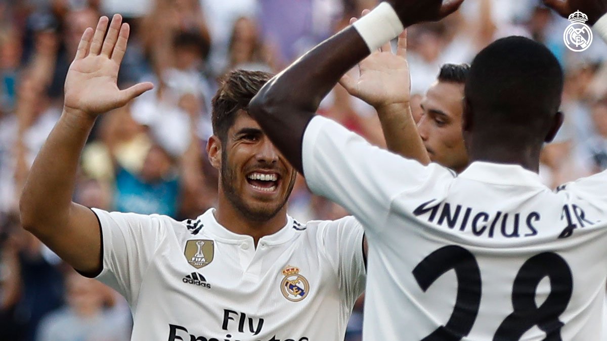 گل دوم رئال مادرید به یوونتوس با پاس وینیسیوس (آسنسیو)