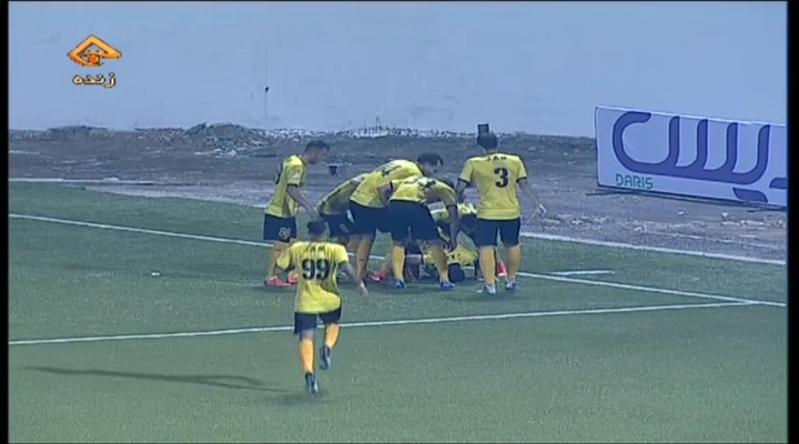 خلاصه بازی نساجی 1-1 پارس جنوبی