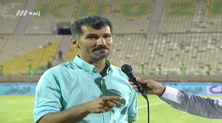 صحبت های داریوش یزدی بعد از بازی استقلال خوزستان - پرسپولیس