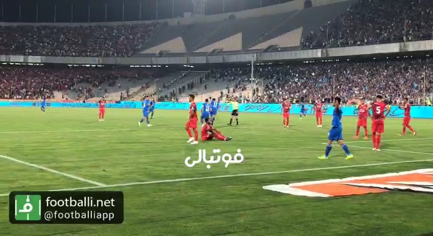 اختصاصی / گل دوم استقلال به تراکتورسازی از زاویه پشت دروازه