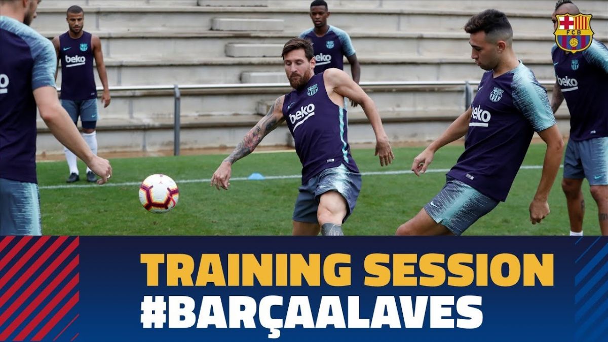 تمرین بارسلونا برای آغاز لالیگا (26مرداد)