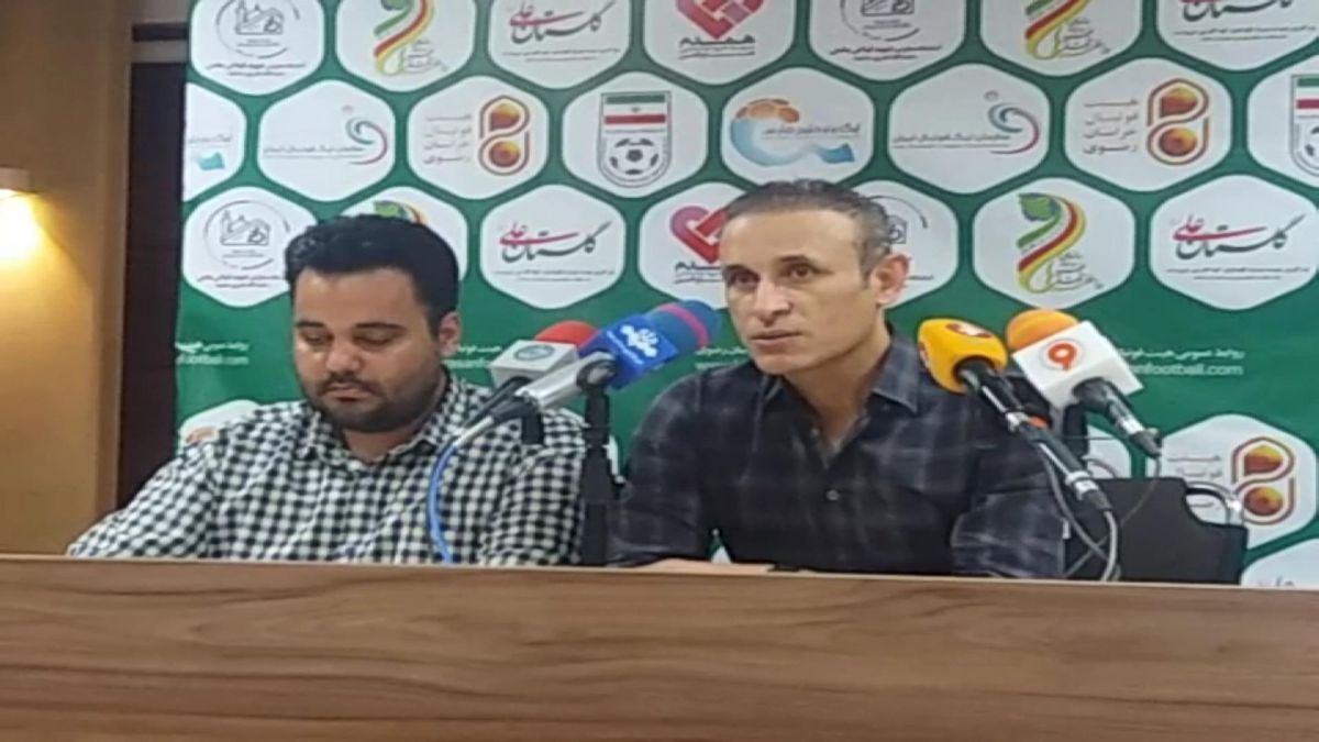 اختصاصی/ کنفرانس خبری گل محمدی بعد از بازی پدیده - پیکان