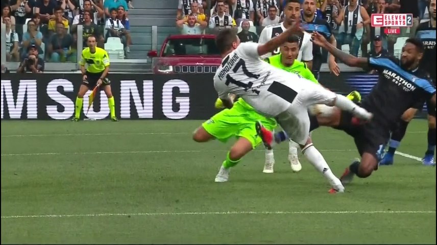 گل دوم یوونتوس به لاتزیو (مانژوکیچ)