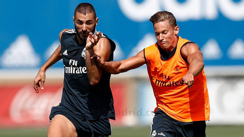 آخرین تمرین رئال مادرید پیش از دیدار با خیرونا