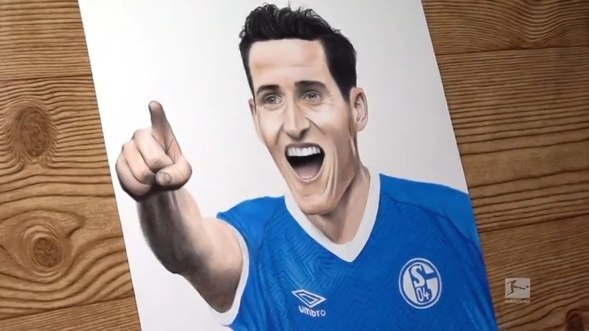 نقاشی زیبا از رودی بازیکن جدید شالکه