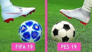 مقایسه گرافیک بازی Fifa 19 و PEs 19