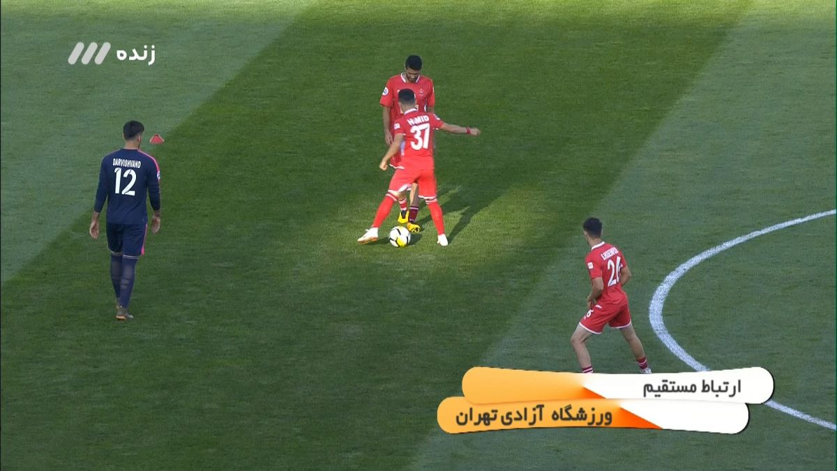 گرم کردن بازیکنان پرسپولیس و الدحیل