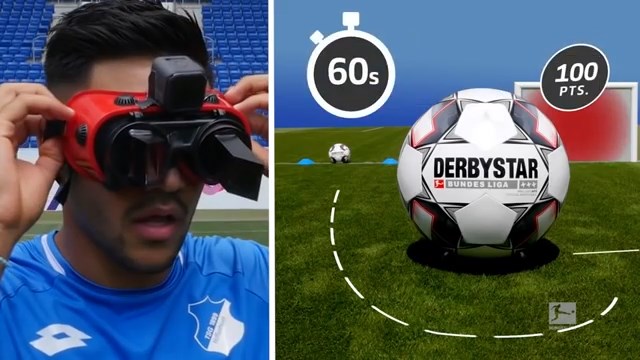 مسابقه شوت زنی با عینک دیوانه کننده تیم های بوندسلیگا / بخش دوم