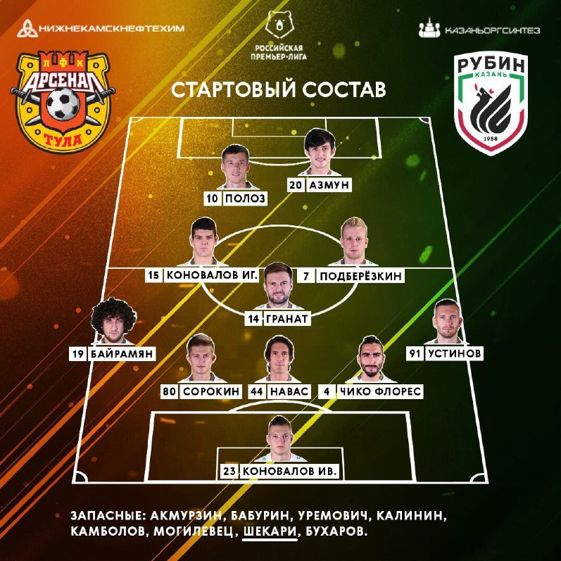 حضور سردار آزمون در ترکیب اصلی روبین کازان