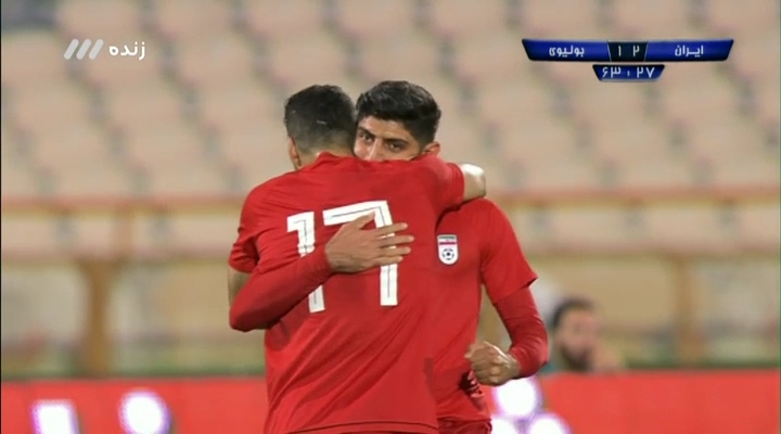 گل دوم ایران به بولیوی (ترابی)