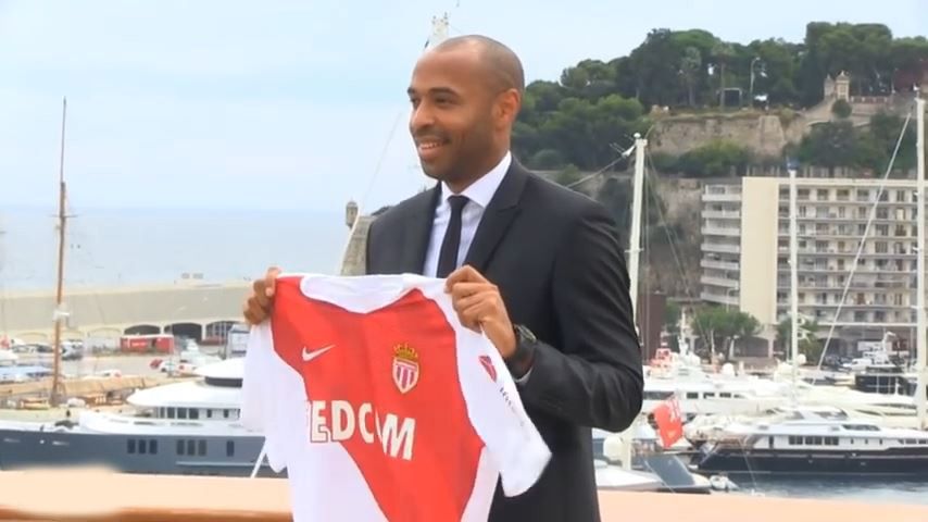 مراسم معارفه تیری آنری سرمربی جدید موناکو