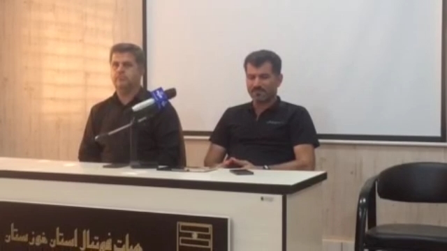 اختصاصی/ کنفرانس خبری داریوش یزدی پیش از بازی با نفت مسجدسلیمان