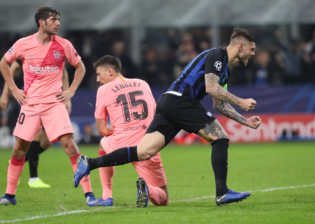 خلاصه بازی اینتر 1-1 بارسلونا