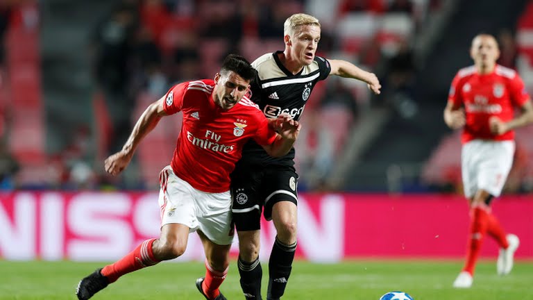 خلاصه بازی بنفیکا 1-1 آژاکس